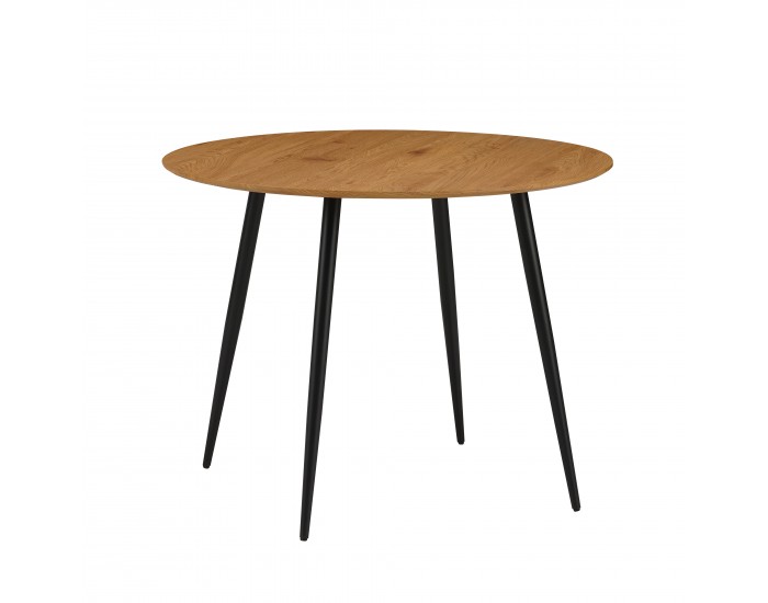 Трапезна маса Мебели Богдан модел Liam, натурален дъб/черен