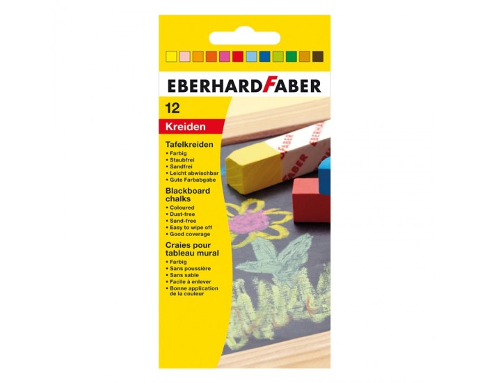 Eberhard Faber Тебешир, 12 цвята