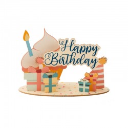 Gespaensterwald 3D картичка, Happy Birthday gifts, дървена - Хартия и документи