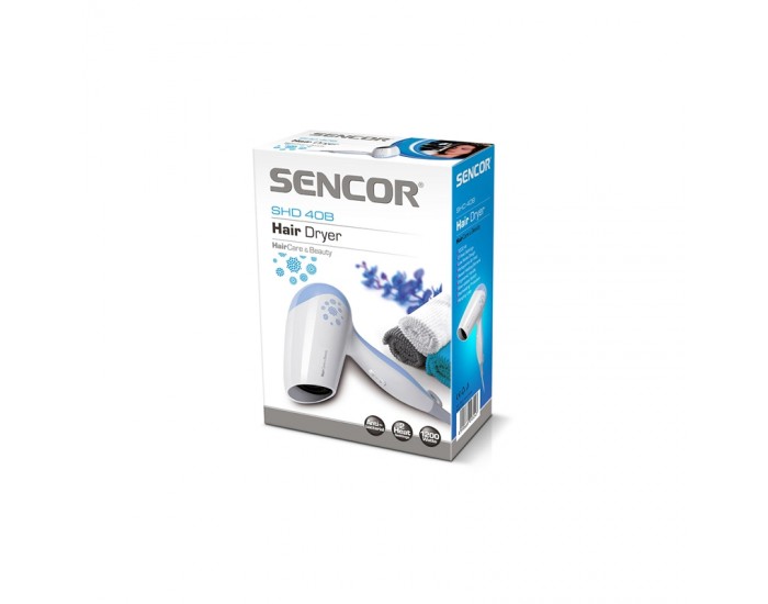 Sencor Сешоар SHD 40B, 1200 W, бял