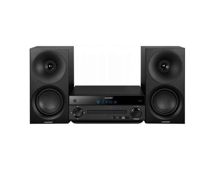 Blaupunkt Аудио система MS30BT, Bluetooth, CD/MP3/USB/AUX, 120 W, черна