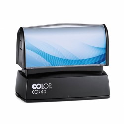 Colop Печат EOS 40, правоъгълен, 59 x 23 mm, син - Печати и Номератори