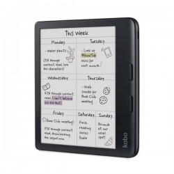 Четец за Е-книги Kobo Libra Colour e-Book Reader, E Ink touchscreen 7 inch, 1680 x 1264, 32 GB, 1 GHz, Greutate 0.215 kg, Wireless Da, Comfort Light PRO, IPX8 - up to 60 mins in 2 metres of water, 15 file formats supported natively, Black - Офис техника