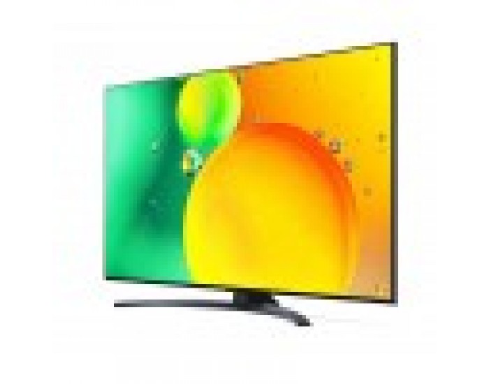 Телевизор LG 65NANO763QA, 65" 4K IPS HDR Smart Nano Cell TV, 3840x2160, Pure Colors, DVB-T2/C/S2, Active HDR ,HDR 10 PRO, webOS Smart TV, ThinQ AI, NVIDIA GeForce, HGiG, WiFi, Clear Voice Pro, Bluetooth 5.0, Miracast / AirPlay2, One Pole stand, Black