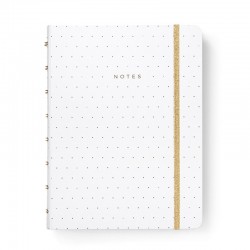 Filofax Тефтер Moonlight, A5, бял - Filofax