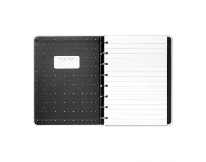 Filofax Тефтер Moonlight, A5, бял