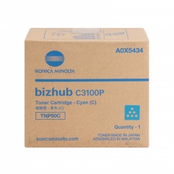 Minolta Тонер TNP50C, 4700 страници/5%, Cyan - Тонери, Мастила, Консумативи за Принтери