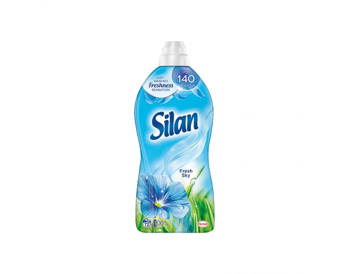 Silan Омекотител Fresh Sky, за 72 пранета, 1.67 L