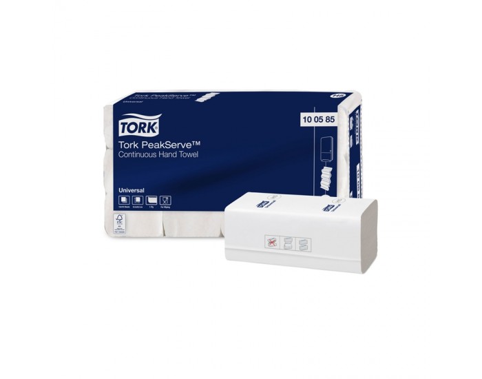 Tork Кърпи за ръце Peakserve H5, еднопластови, 410 къса, 12 броя