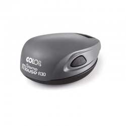 Colop Печат Stamp Mouse R 30, джобен, кръгъл, 30 mm, сив - Печати и Номератори