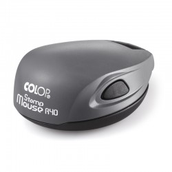 Colop Печат Stamp Mouse R40, кръгъл, 40 mm, джобен, сив - Печати и Номератори