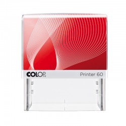 Colop Печат Printer 60, правоъгълен, 37 x 76 mm, син - Печати и Номератори