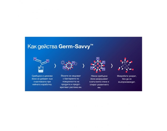 Rapesco Папка Germ-Savvy, PP, с 10 джоба, черна