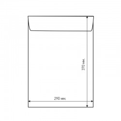 Airpoc Плик с въздушни мехурчета H/18, 370 x 290 mm, със самозалепваща лента, бял - Airpoc