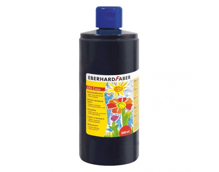 Eberhard Faber Темперна боя, 500 ml, черна