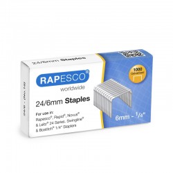 Rapesco Телчета за телбод, размер 24/6 mm, 1000 броя - Дребна Канцелария