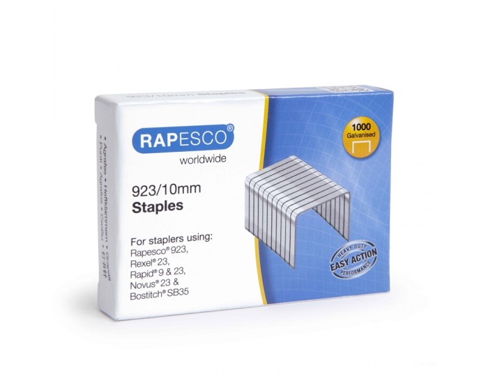 Rapesco Телчета за телбод, размер 23/10 mm, 1000 броя