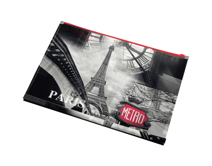 Panta Plast Папка Paris Collection, PP, с цип, A4