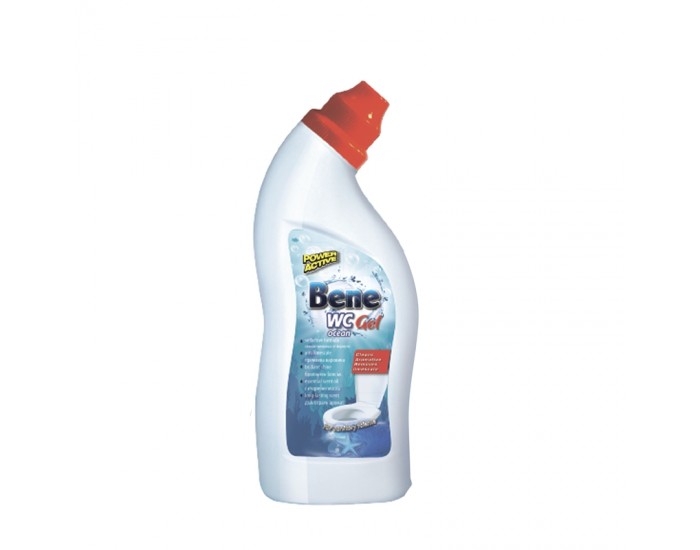 Bene Препарат за почистване на тоалетна, гел, океан, 750 ml, син