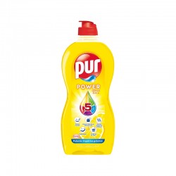 Pur Препарат за миене на съдове Duo Power, лимон, 450 ml - Почистване и Дезинфекция