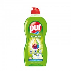 Pur Препарат за миене на съдове Duo Power, ябълка, 450 ml - Почистване и Дезинфекция