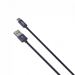 Yenkee Кабел 302 BE, USB-A Male към USB-C Male, 2 m, син - YENKEE