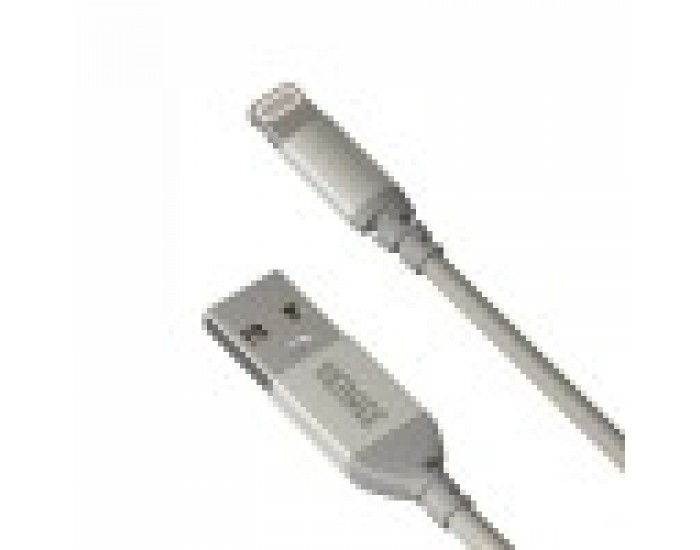 Yenkee Кабел 612 SR USB Male към Lightning Male, 2 m, сив