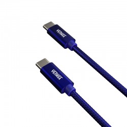 Yenkee Кабел USB Type-C към USB Type-C, 0.2 m, син - Разклонители, Зарядни и Кабели