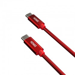 Yenkee Кабел USB Type-C към USB Type-C, 1 m, червен - Разклонители, Зарядни и Кабели