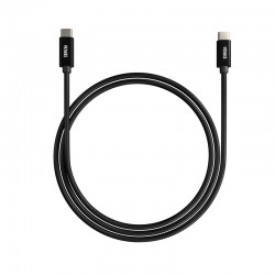 Yenkee Кабел USB Type-C към USB Type-C, 2 m, черен - Разклонители, Зарядни и Кабели