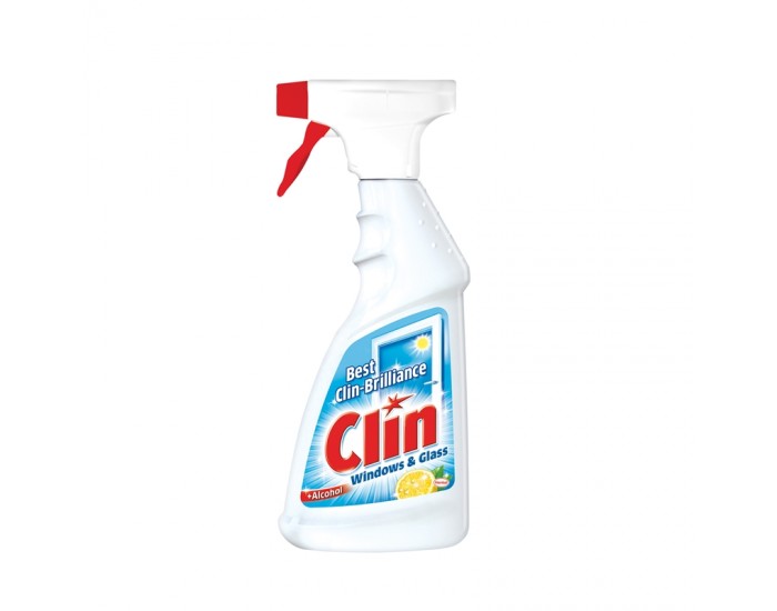 Clin Препарат за почистване на стъкла Citrus, с помпа, 500 ml