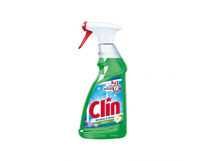 Clin Почистващ препарат, ябълка, с помпа, 500 ml