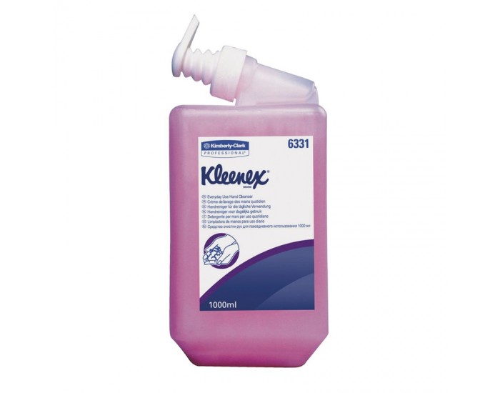 Kimberly-Clark Течен сапун Kleenex Everyday, с глицерин, 1000 дози, 1 L, розов