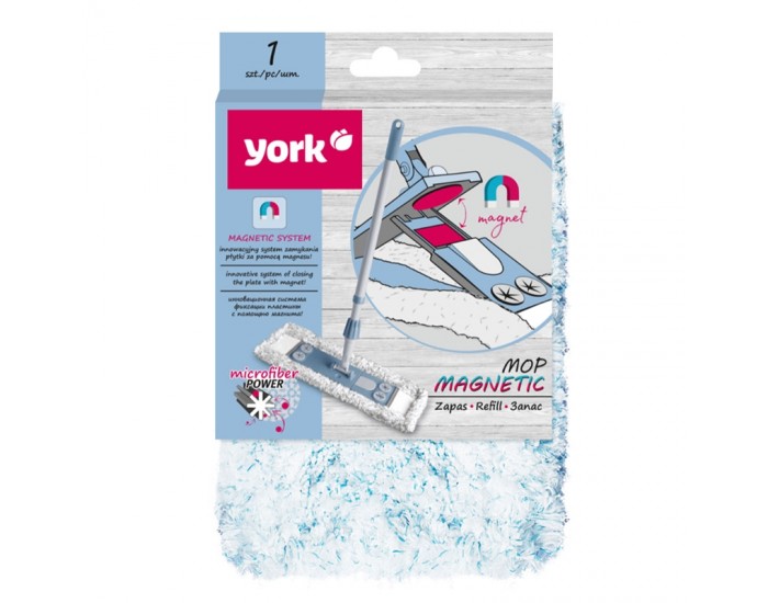 York Моп Magnetic, плосък, резервен