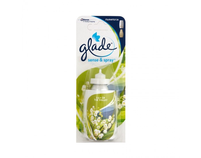 Glade Пълнител за ароматизатор Sense & Spray, момина сълза, 18 ml