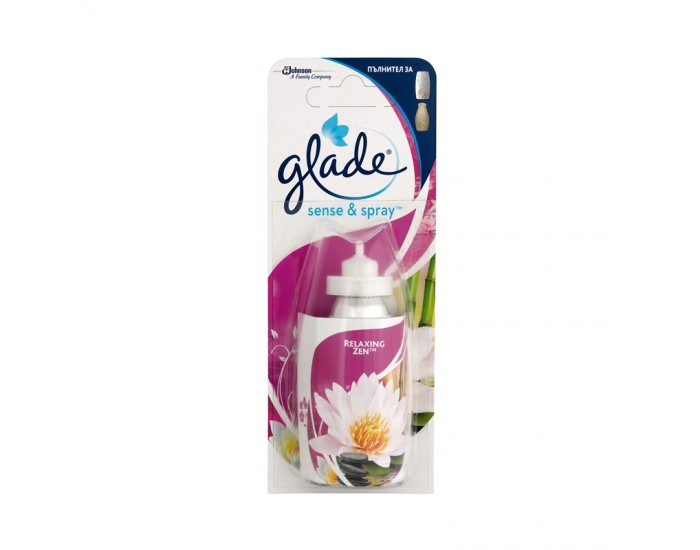 Glade Пълнител за ароматизатор Sense & Spray, релаксиращ зен, 18 ml