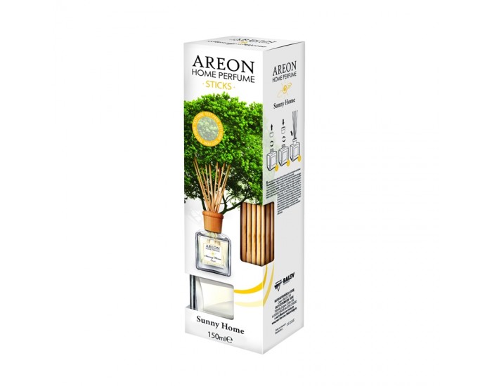 Areon Ароматизатор Home Perfume, пръчици, слънчев дом, 150 ml