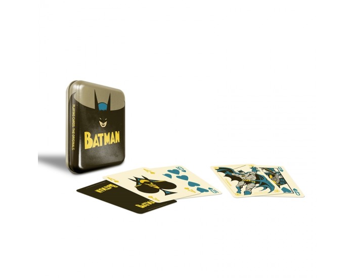 Cartamundi Карти за игра Batman Vintage, в метална кутия