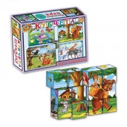 Кубчета с 6 приказки, 12 броя - Пъзели и Игри