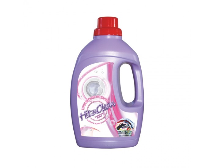 Hit&Clean Перилен препарат, течен, за цветно пране, 1.5 L