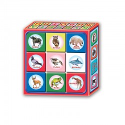 Кубчета, пластмасови, малки, 9 броя - Пъзели и Игри