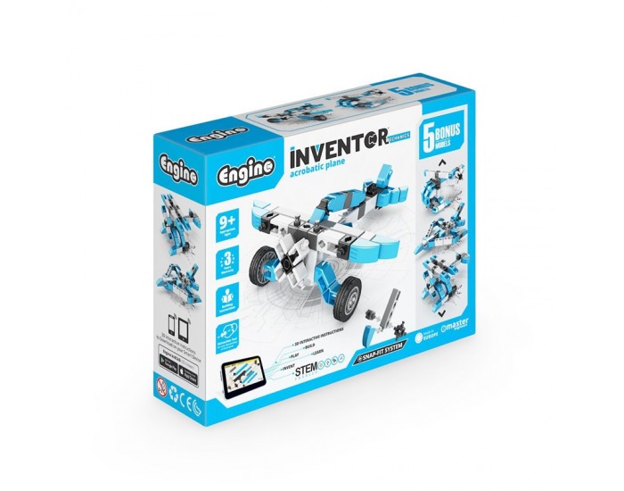 Engino Конструктор Inventor Mechanics - Самолет, 5 в 1