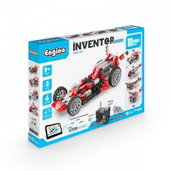 Engino Конструктор Inventor Motorized - Състезателна кола, 10 в 1 - Пъзели и Игри