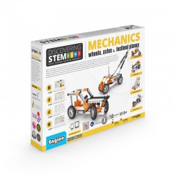 Engino Конструктор STEM Mechanics - Колела, оси, наклони, равнини - Пъзели и Игри