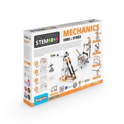 Engino Конструктор STEM Mechanics - Манивели и зъбци - Пъзели и Игри