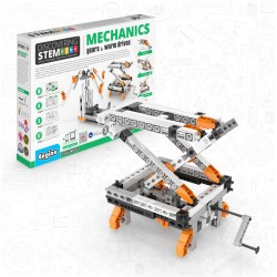 Engino Конструктор STEM Mechanics - Зъбни колела и валове - Пъзели и Игри