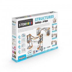 Engino Конструктор STEM Structures - Сгради и мостове - Пъзели и Игри