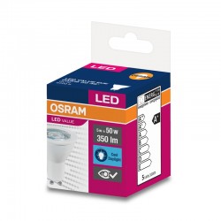 Osram Kрушка LED, GU10, 5W, 230V, 350 lm, 6500K - Сравняване на продукти