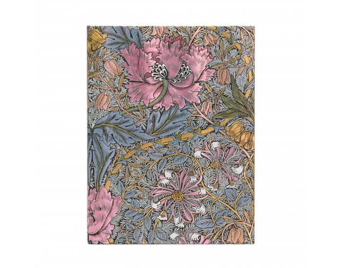 Paperblanks Тефтер William Morris, Ultra, широки редове, твърда корица, 72 листа