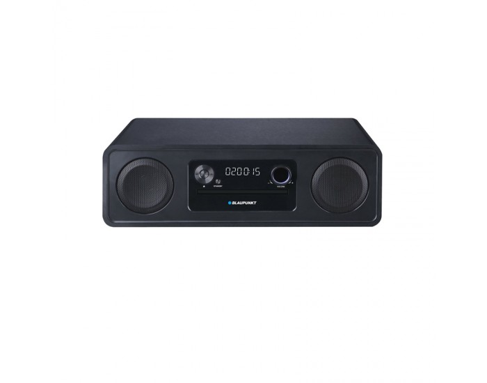 Blaupunkt Аудио система MS20BK, с Bluetooth, CD/MP3/USB/AUX, с часовник, 120 W